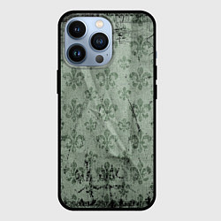 Чехол для iPhone 13 Pro Старая затёртая мешковина с принтом, цвет: 3D-черный