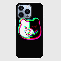 Чехол для iPhone 13 Pro Danganronpa glitch monokuma, цвет: 3D-черный