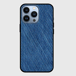 Чехол для iPhone 13 Pro Деним - джинсовая ткань текстура, цвет: 3D-черный