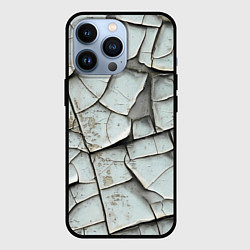 Чехол для iPhone 13 Pro Старая растрескавшаяся краска, цвет: 3D-черный