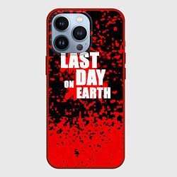 Чехол для iPhone 13 Pro The last of us - красная текстура, цвет: 3D-красный