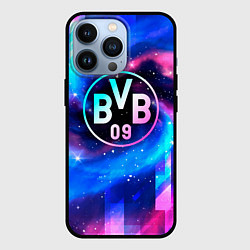 Чехол iPhone 13 Pro Borussia неоновый космос