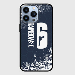 Чехол для iPhone 13 Pro Rainbow six siege - соты, цвет: 3D-черный