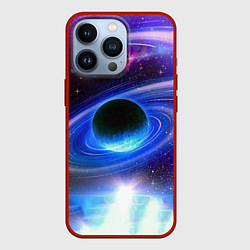 Чехол для iPhone 13 Pro Центр галактики, цвет: 3D-красный