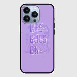 Чехол для iPhone 13 Pro BTS live goes on, цвет: 3D-черный