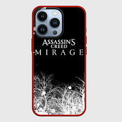 Чехол для iPhone 13 Pro Ассасинс крид Мираж лес, цвет: 3D-красный
