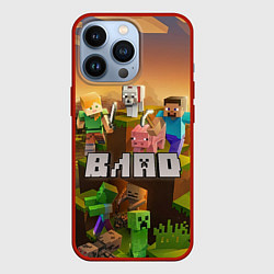 Чехол для iPhone 13 Pro Влад - inecraft, цвет: 3D-красный