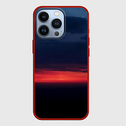 Чехол для iPhone 13 Pro Кавказская заря, цвет: 3D-красный