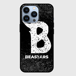 Чехол для iPhone 13 Pro Beastars с потертостями на темном фоне, цвет: 3D-черный