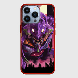 Чехол для iPhone 13 Pro Neon Genesis Evangelion - Eva, цвет: 3D-красный