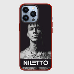 Чехол для iPhone 13 Pro Данил Прытков черно-белая фотография, цвет: 3D-красный