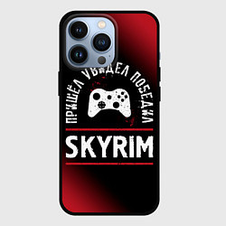 Чехол для iPhone 13 Pro Skyrim пришел, увидел, победил, цвет: 3D-черный