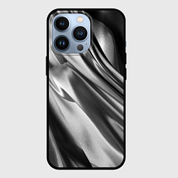 Чехол для iPhone 13 Pro Объёмный сатин - текстура, цвет: 3D-черный