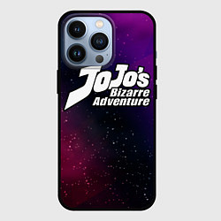 Чехол для iPhone 13 Pro JoJo Bizarre Adventure gradient space, цвет: 3D-черный