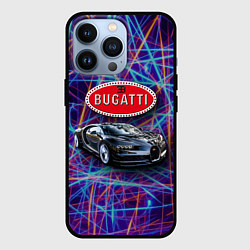 Чехол для iPhone 13 Pro Bugatti - Italy - мечта автомобилиста, цвет: 3D-черный