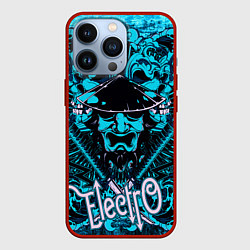 Чехол для iPhone 13 Pro Самурай Electro, цвет: 3D-красный