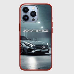 Чехол для iPhone 13 Pro Mercedes AMG - Motorsport, цвет: 3D-красный