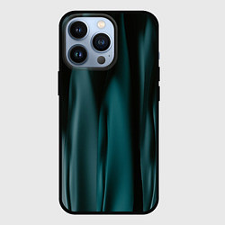 Чехол для iPhone 13 Pro Абстрактные волны в темноте, цвет: 3D-черный