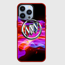 Чехол для iPhone 13 Pro Buick - emblem - element, цвет: 3D-красный