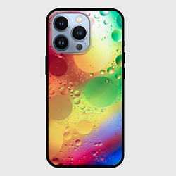 Чехол для iPhone 13 Pro Свет и пузыри, цвет: 3D-черный