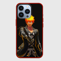 Чехол для iPhone 13 Pro Блич - Blood war, цвет: 3D-красный