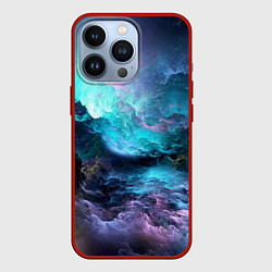 Чехол для iPhone 13 Pro Спящий космос, цвет: 3D-красный