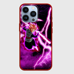 Чехол для iPhone 13 Pro Гоку Блек Аниме Dragon Ball, цвет: 3D-красный