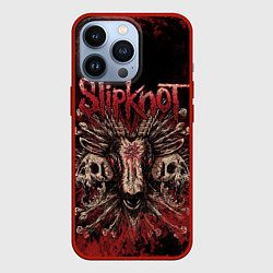 Чехол для iPhone 13 Pro Horror Slipknot, цвет: 3D-красный