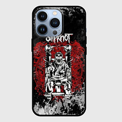 Чехол для iPhone 13 Pro Slipknot скелет, цвет: 3D-черный