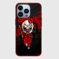 Чехол для iPhone 13 Pro Slipknot bloody, цвет: 3D-красный