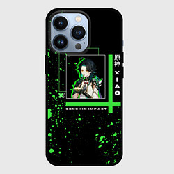 Чехол для iPhone 13 Pro Genshin Impact: Xiao, цвет: 3D-черный