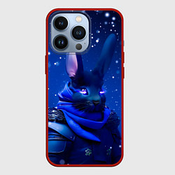 Чехол для iPhone 13 Pro Кролик в доспехах, цвет: 3D-красный