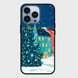Чехол iPhone 13 Pro Новогодний двор