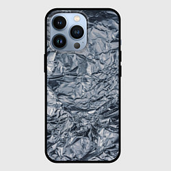 Чехол для iPhone 13 Pro Алюминиевая фольга, цвет: 3D-черный
