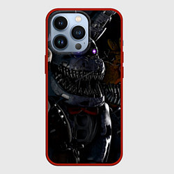 Чехол для iPhone 13 Pro Кошмарный Бoнни, цвет: 3D-красный