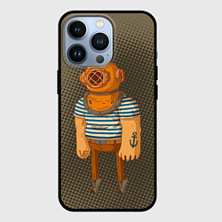 Чехол для iPhone 13 Pro Моряк-водолаз, цвет: 3D-черный