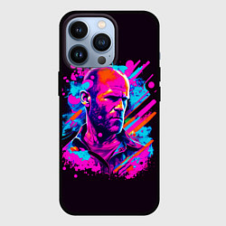 Чехол для iPhone 13 Pro Jason Statham - pop art, цвет: 3D-черный