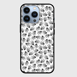 Чехол для iPhone 13 Pro Ладонь скелета, цвет: 3D-черный