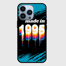 Чехол для iPhone 13 Pro Made in 1995: liquid art, цвет: 3D-черный