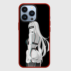 Чехол для iPhone 13 Pro Waifu Zero Two, цвет: 3D-красный