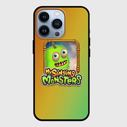 Чехол для iPhone 13 Pro My Singing Monsters - Зерномех, цвет: 3D-черный