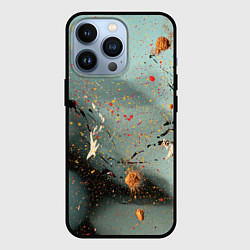 Чехол для iPhone 13 Pro Светлый туман и разные краски, цвет: 3D-черный