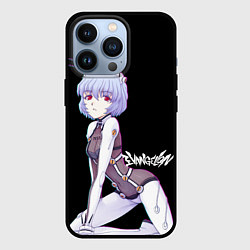 Чехол для iPhone 13 Pro Evangelion Рей Айанами, цвет: 3D-черный