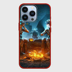 Чехол для iPhone 13 Pro PUBG Halloween, цвет: 3D-красный