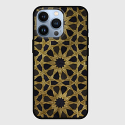 Чехол для iPhone 13 Pro Арабские узоры, Arabian Pattern, цвет: 3D-черный
