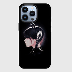 Чехол для iPhone 13 Pro Wednesday black kitty, цвет: 3D-черный