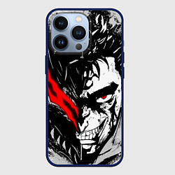 Чехол для iPhone 13 Pro Берсерк - доспехи зверя, цвет: 3D-тёмно-синий