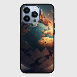 Чехол для iPhone 13 Pro Чудесный мир и волшебный город, цвет: 3D-черный