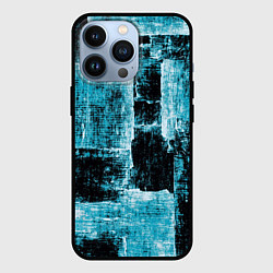Чехол для iPhone 13 Pro Голубой абстракт, цвет: 3D-черный