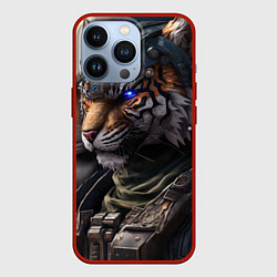 Чехол iPhone 13 Pro Battle Tiger